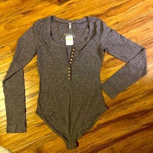 Super Comfy and Soft Body Suit by Free People Intimately 💜